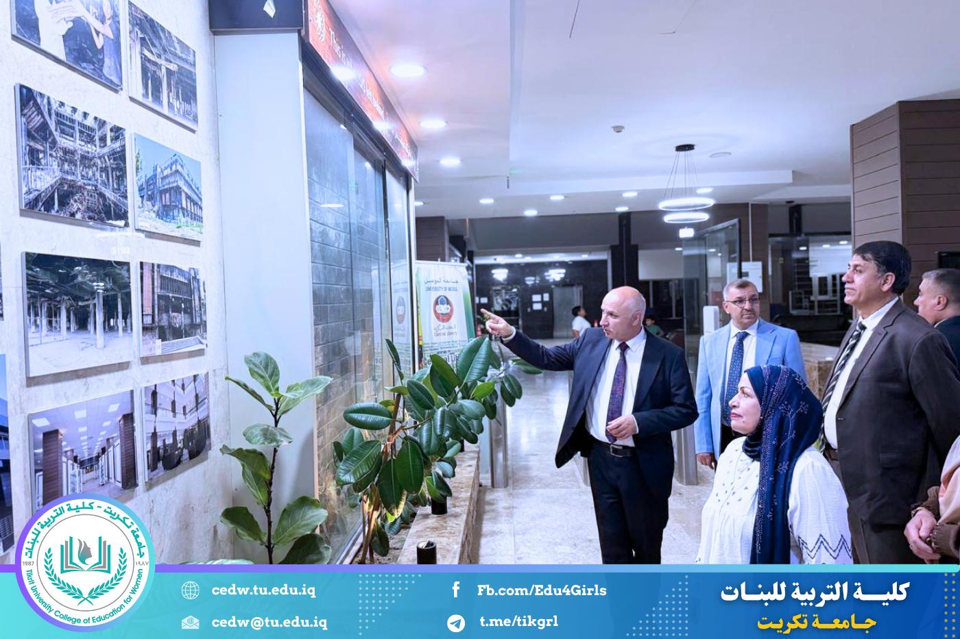 تدريسي من كلية التربية للبنات يشارك عضواً في لجنة وزارية لتأييد استحداث دراسة الماجستير بجامعة الموصل